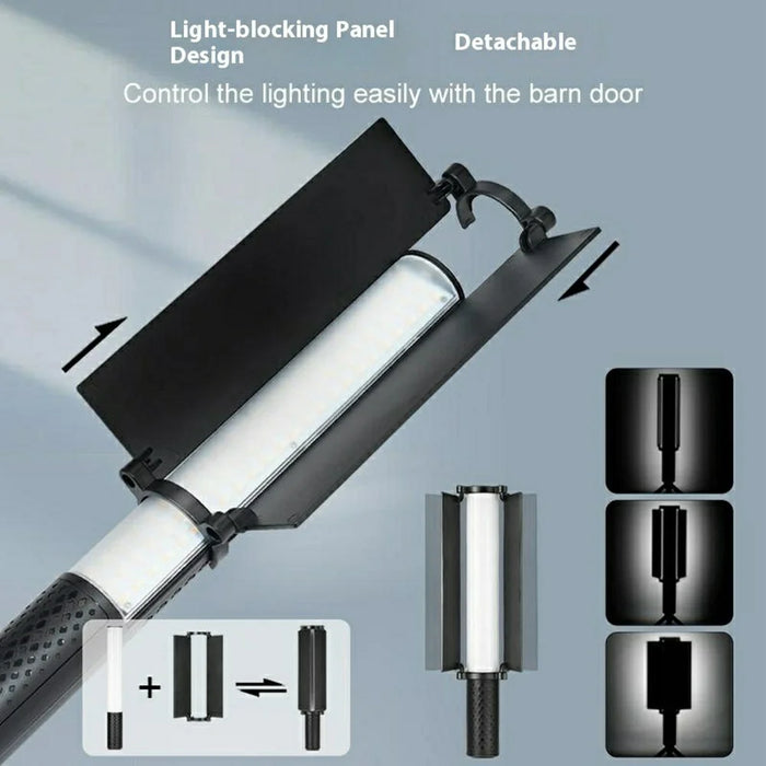 VLOGLITE B20RGB Handheld RGB Photography Light Stick 20 Modes 1800K - 9000K Magnetic LED Fill Light - 6