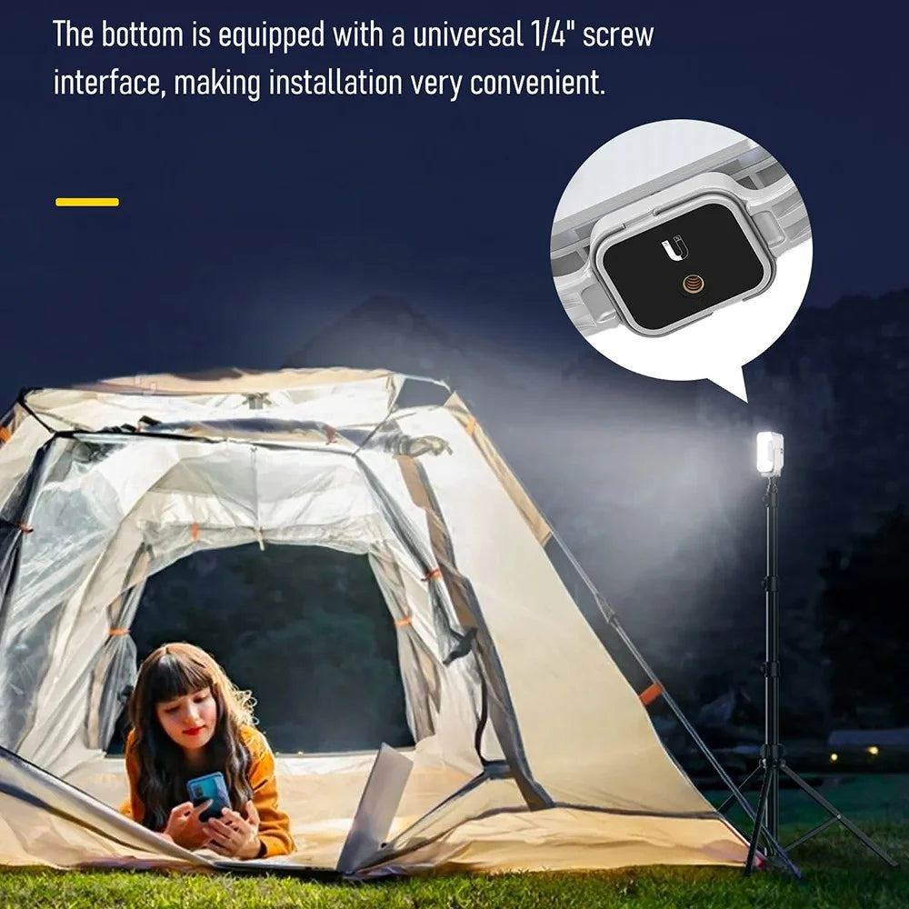 JMARY FM-428RGB Magnetic Fill Light Portable RGB LED Light with Power Bank Function for Photography / Videography - 5