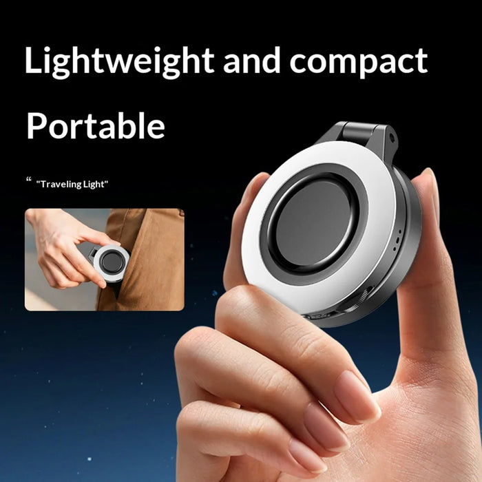 D13 Foldable Magnetic Phone Light 180 Degree Rotating Dimmable 30-LED Fill Light for Photography Live Streaming - 5