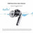 XIAOMI Redmi Buds 8 Lite Bluetooth-compatible Earbuds 12.4mm Driver ANC Noise Cancelling Wireless Earbuds (Chinese Version) - Black - 3