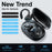 XH13 Bluetooth-compatible Ear-hook In-Ear Earbuds 60ms Low Latency Gaming Sports Earbuds - Black - 3