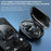 XH13 Bluetooth-compatible Ear-hook In-Ear Earbuds 60ms Low Latency Gaming Sports Earbuds - Black - 5