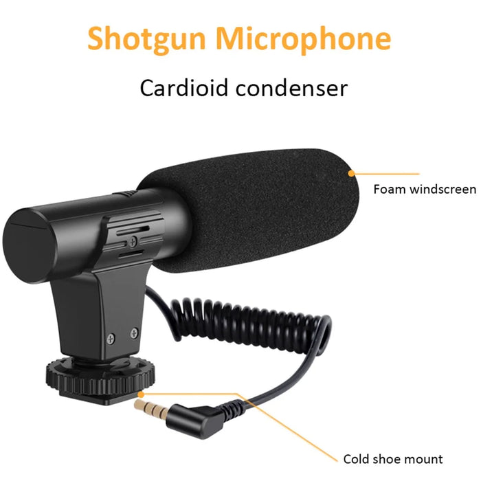 K-05LM Vlogging Kit with Microphone 36 LED Light Bluetooth-compatible Remote Smart Phone Holder Tripod - 6