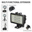 JMARY FM-72RGB IPX8 Waterproof Camera LED Fill Light Rechargeable Diving Photography RGB Video Light - 3