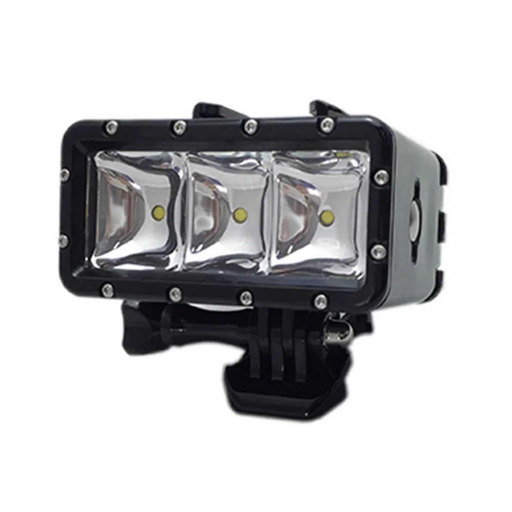 SUPTIG Waterproof LED Diving Light Fill Spot Lamp with Dual Battery for GoPro Hero, SJCAM Diving Lights - 2