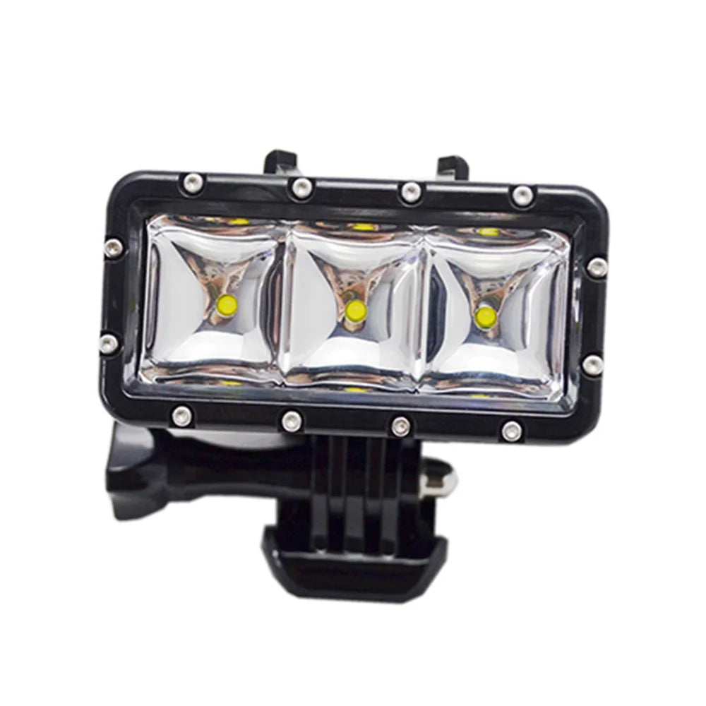SUPTIG Waterproof LED Diving Light Fill Spot Lamp with Dual Battery for GoPro Hero, SJCAM Diving Lights - 4