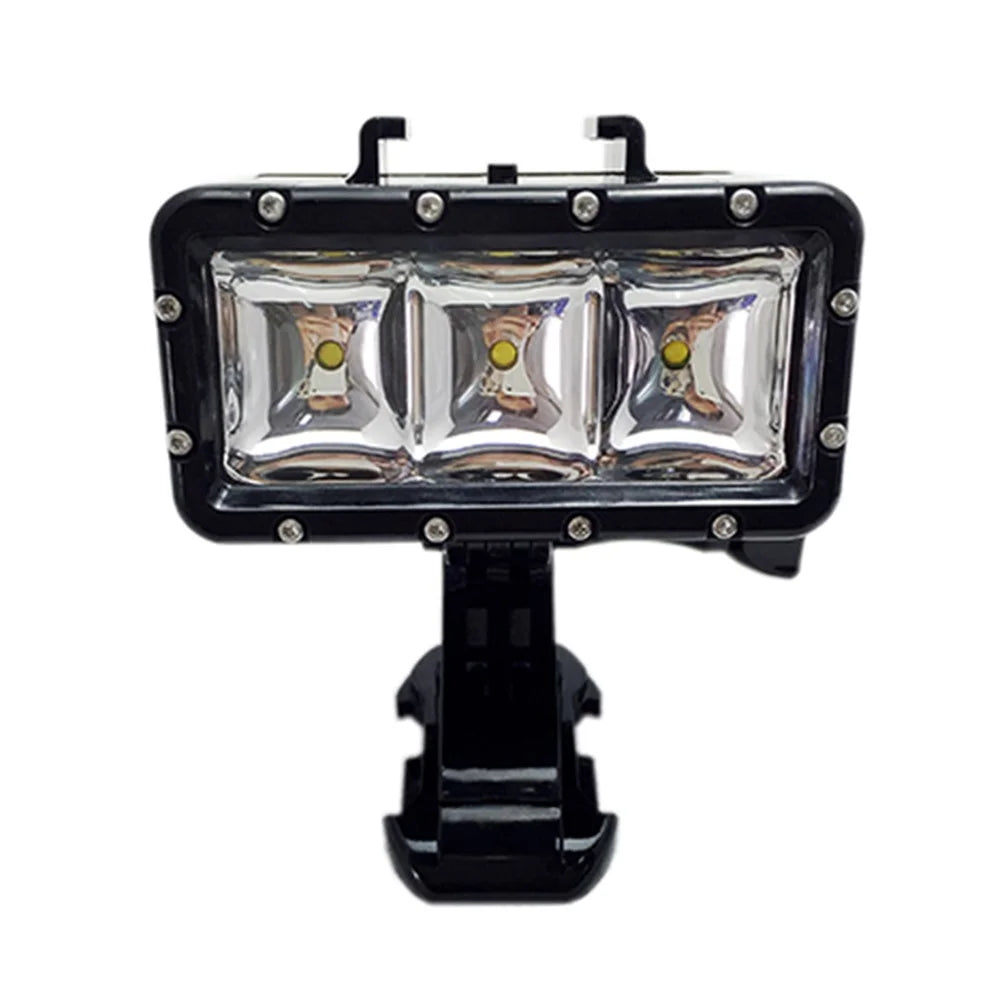 SUPTIG Waterproof LED Diving Light Fill Spot Lamp with Dual Battery for GoPro Hero, SJCAM Diving Lights - 6