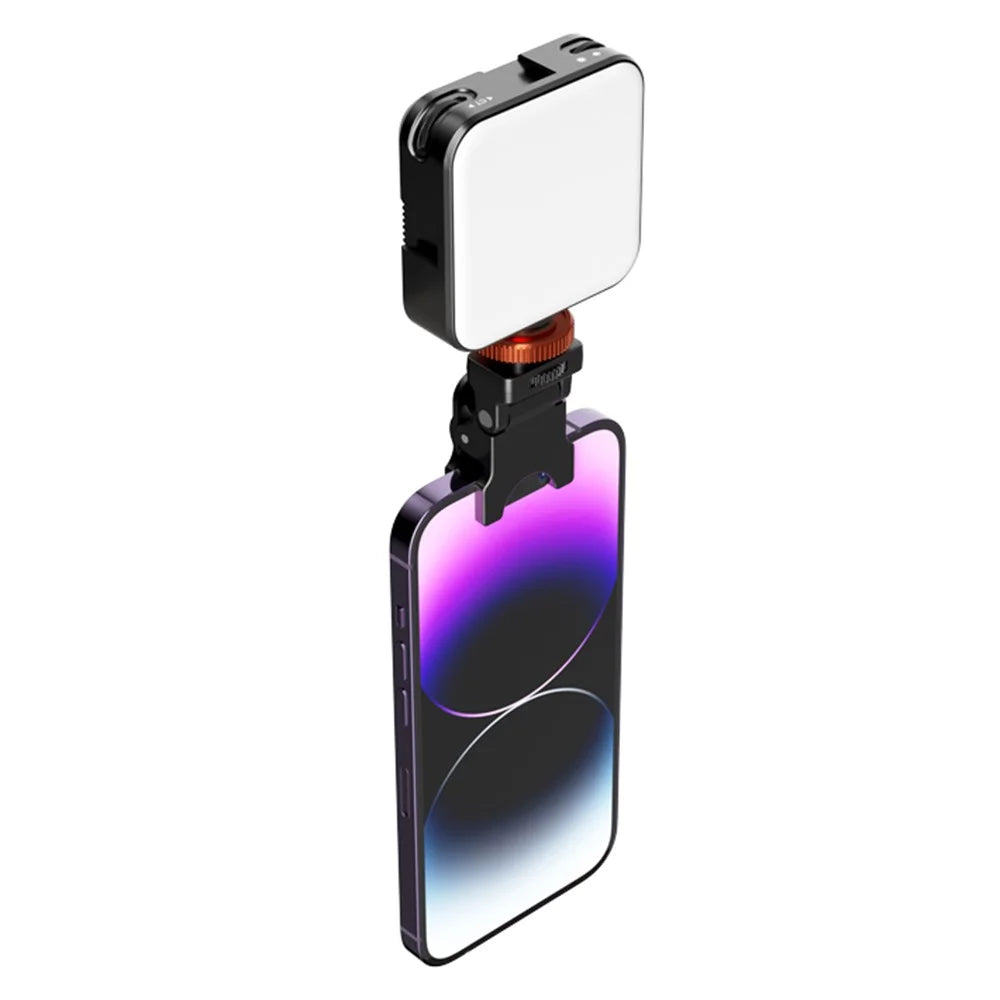 VRIG FD54 Dual Color Fill Light Kit with Clip Mini Selfie Light with Cold Shoe, 1 / 4" Screw for Live Streaming - 2