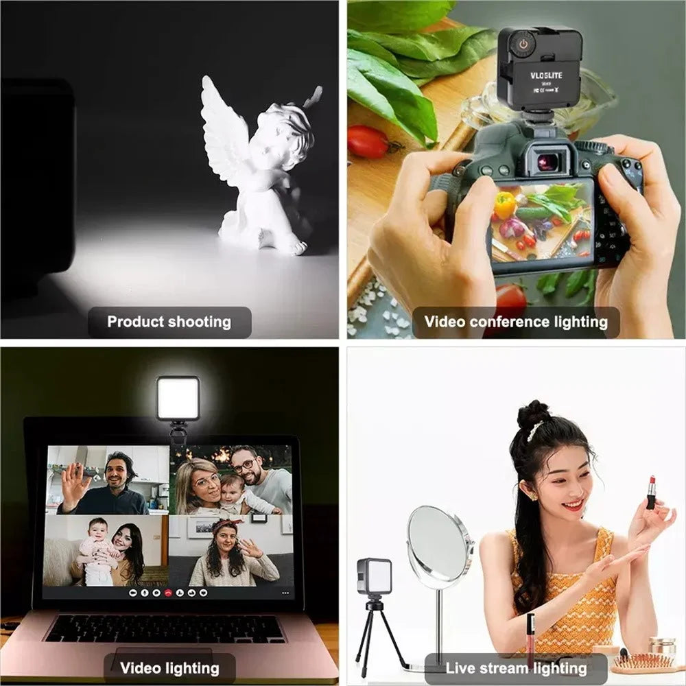 VLOGLITE W49 Mini Fill Light LED Camera Video Light Photography Cell Phone Live Streaming Beauty Lights - 5
