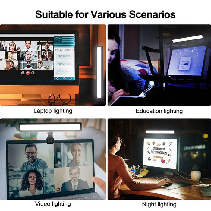 VLOGLITE WS66 Video Conference Lighting with Tripod LED Webcam Streaming Lights Laptop Light for Self Broadcasting Live Streaming - 4
