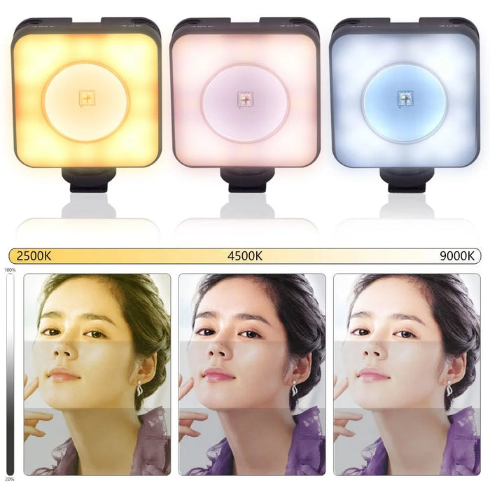VLOGLITE W-S6 Full Color RGB LED Photogarphy Light Camera Light Sunset Atmosphere Lamp Magnetic Mini Fill Light - 3