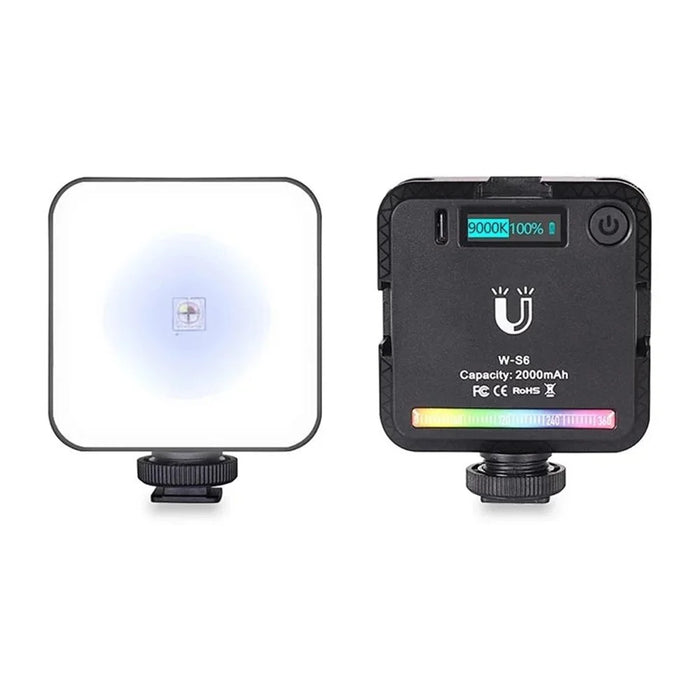 VLOGLITE W-S6 Full Color RGB LED Photogarphy Light Camera Light Sunset Atmosphere Lamp Magnetic Mini Fill Light - 7