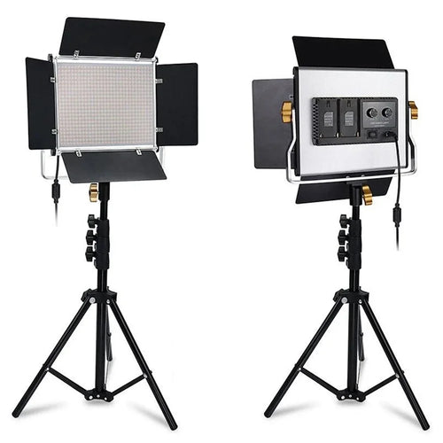 VLOGLITE W660S LED Video Light with Tripod Stand 3200-6500K Photography Studio Lighting for Video Film Recording - EU Plug - 1