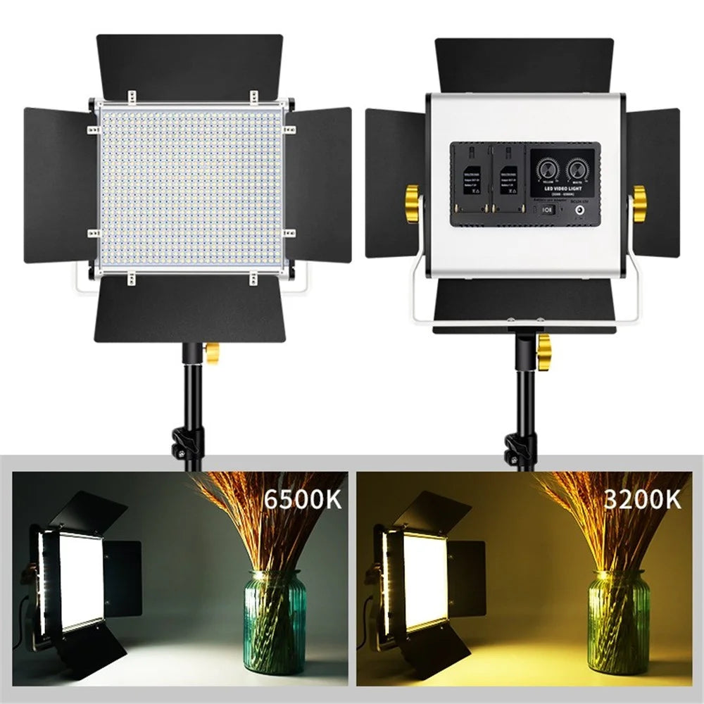 VLOGLITE W660S LED Video Light with Tripod Stand 3200-6500K Photography Studio Lighting for Video Film Recording - EU Plug - 5
