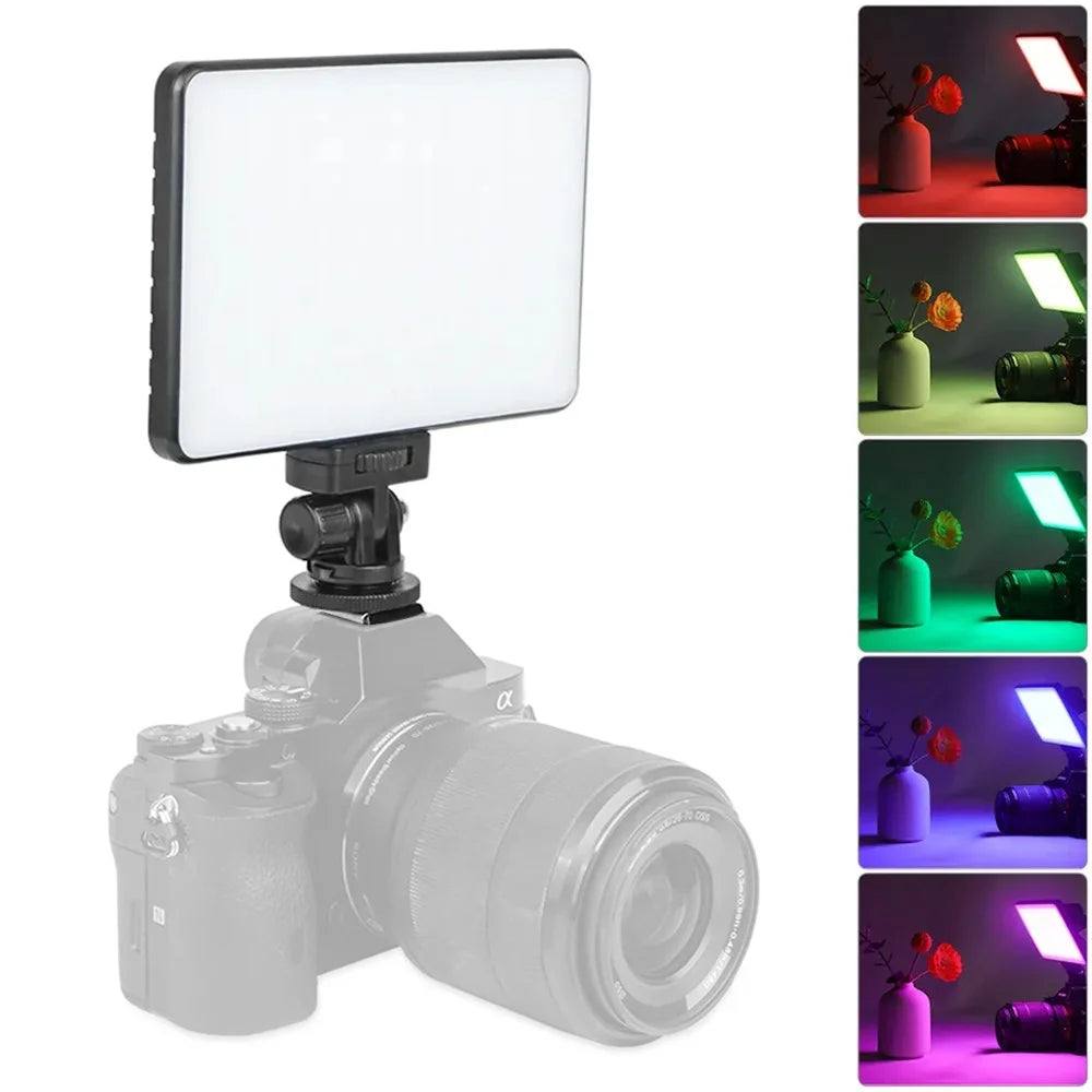 VLOGLITE PAD192RGB LED Camera Fill Light RGB Full Color Portable Photography Lighting for DSLR Camera Gopro - 1