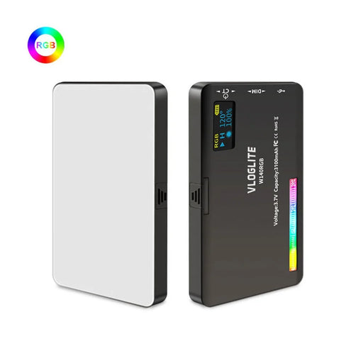 VLOGLITE W140RGB LED Video Light Full Color RGB Camera Fill Light Panel Rechargeable DSLR Lighting for Vlogging Photography - 2