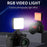 JMARY FM-69RGB Mini RGB Video Light Camera Light Photography Lighting Dimmable Lamp - 6