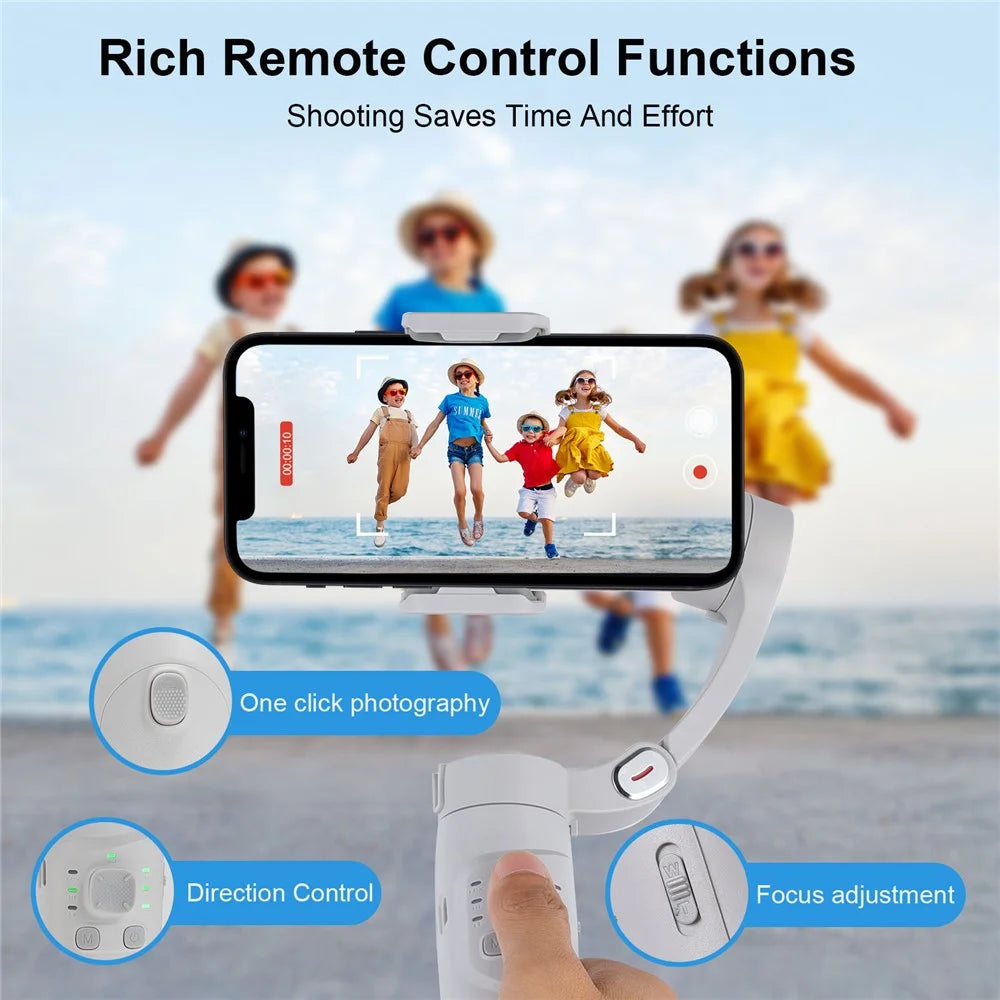 M1 3-Axis Smartphone Holder Gimbal Stabilizer Auto Face Tracking Selfie Stick - 2