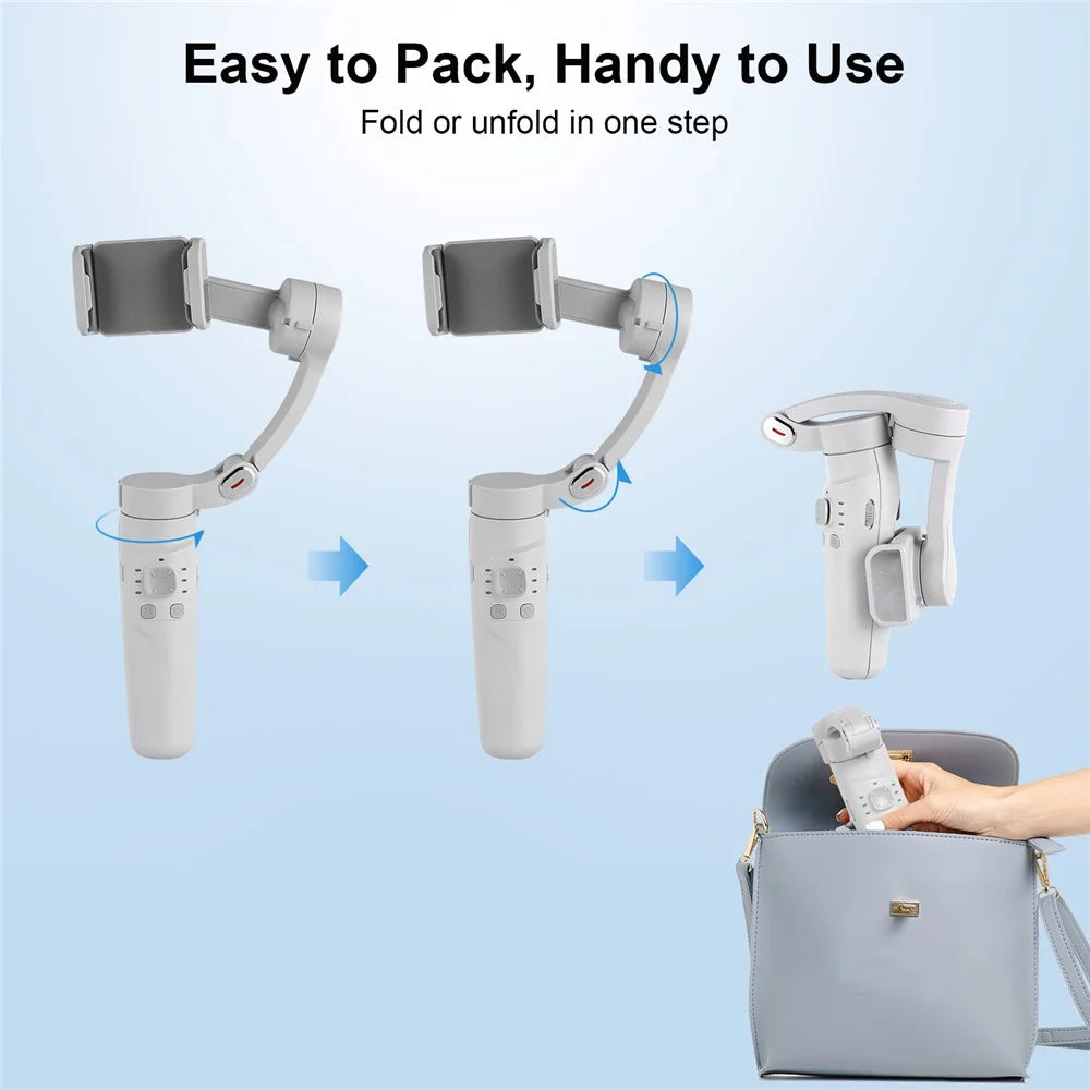 M1 3-Axis Smartphone Holder Gimbal Stabilizer Auto Face Tracking Selfie Stick - 3