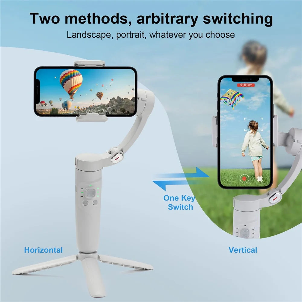 M1 3-Axis Smartphone Holder Gimbal Stabilizer Auto Face Tracking Selfie Stick - 6