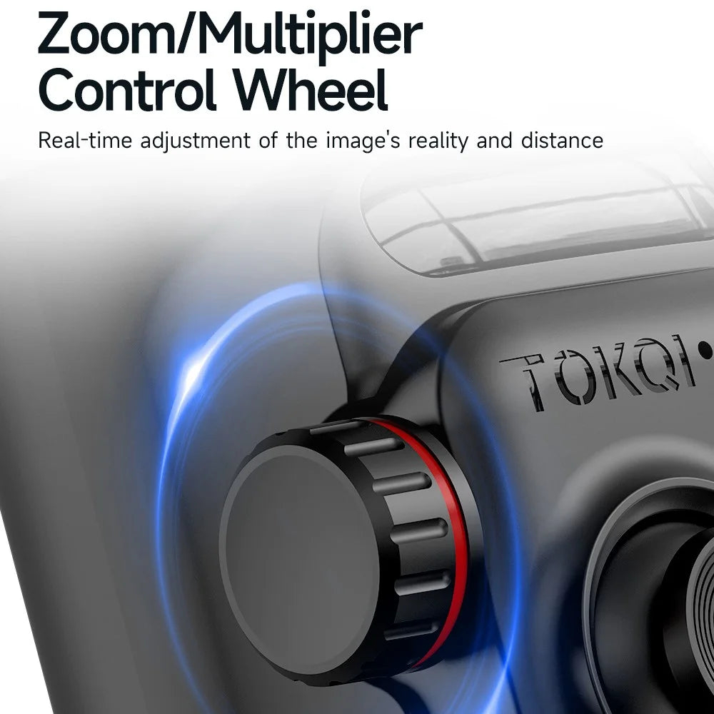 TOKQI M02 Intelligent Face Tracking Anti-Shake Gimbal Phone Holder Live Streaming Tripod Handheld Stabilizer - 5