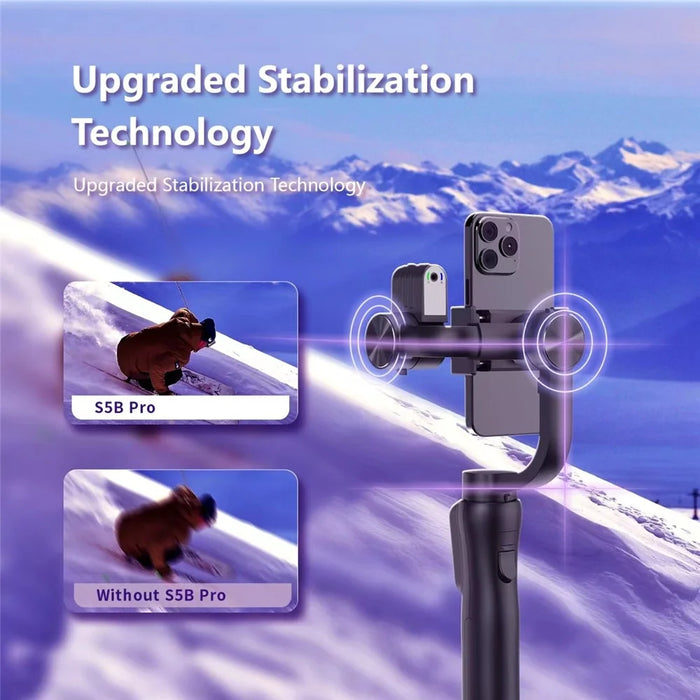 S5Bpro Intelligent AI Tracking 3-Axis Gimbal Stabilizer Anti-Shake Handheld Phone Holder Tripod - 5