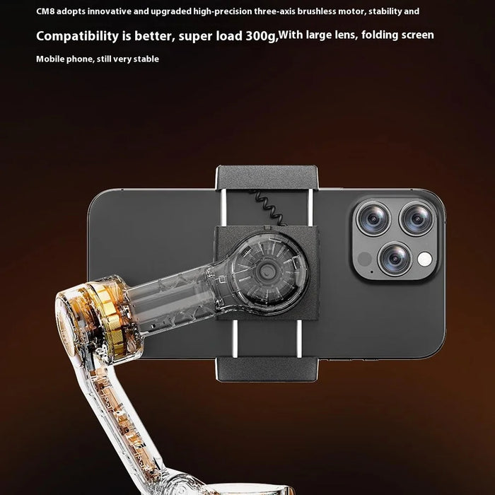 XIAOMIYOUPIN FUNSNAP CM8 Foldable 3 Axis Anti Shake Smartphone Gimbal Stabilizer for Vlog Shooting, Basic Version - 6