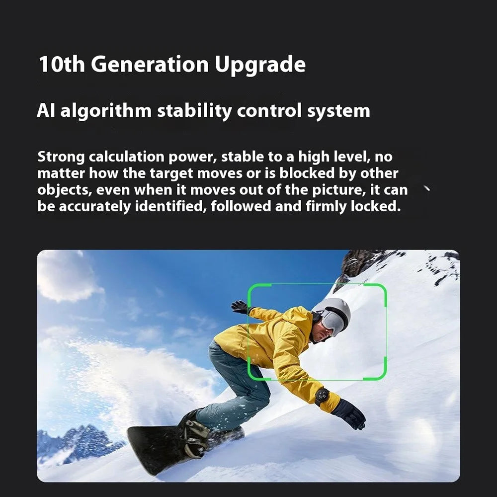 XIAOMIYOUPIN FUNSNAP CM8 Foldable 3 Axis Anti Shake Smartphone Gimbal Stabilizer for Vlog Shooting, AI Version - 3