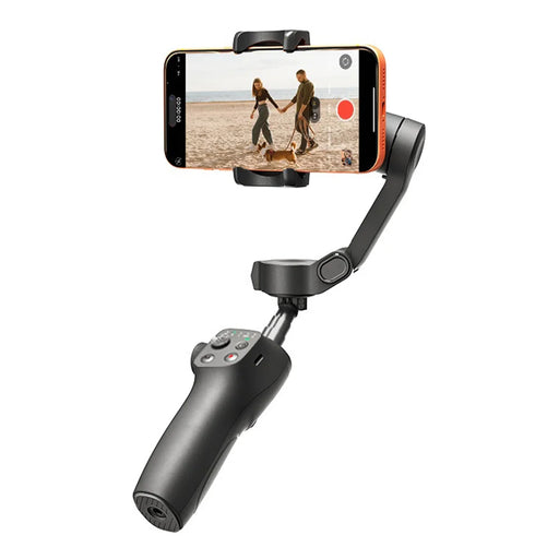 FUNSNAP CM9 3-Axis Handheld Gimbal Stabilizer AI Smart Tracking  Anti-shake Camera Phone Stabilizer for Live Streaming - Black - 1