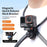 VRIG AC-82 360 Degree Ball Head Magnetic Neck Mount Bracket for Insta360 Ace  /  Pro  /  Pro 2  /  X5  /  X4 Air Quick Release Adjustable Bracket - Black - 4