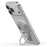 VRIG CA-04 Magnetic Quick Release Back Sticker Mount Stand for DJI Osmo Mobile 8  /  7P  / 7  /  6  /  5  /  SE Aluminum Alloy Portable Stabilizer Mount - Silver - 3