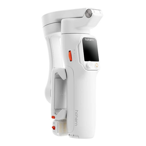 HOHEM V3 Ultra Foldable Handheld Phone Gimbal Stabilizer Auto 360 Degree Rotation AI Tracking with Bluetooth-compatible Remote  - White - 1