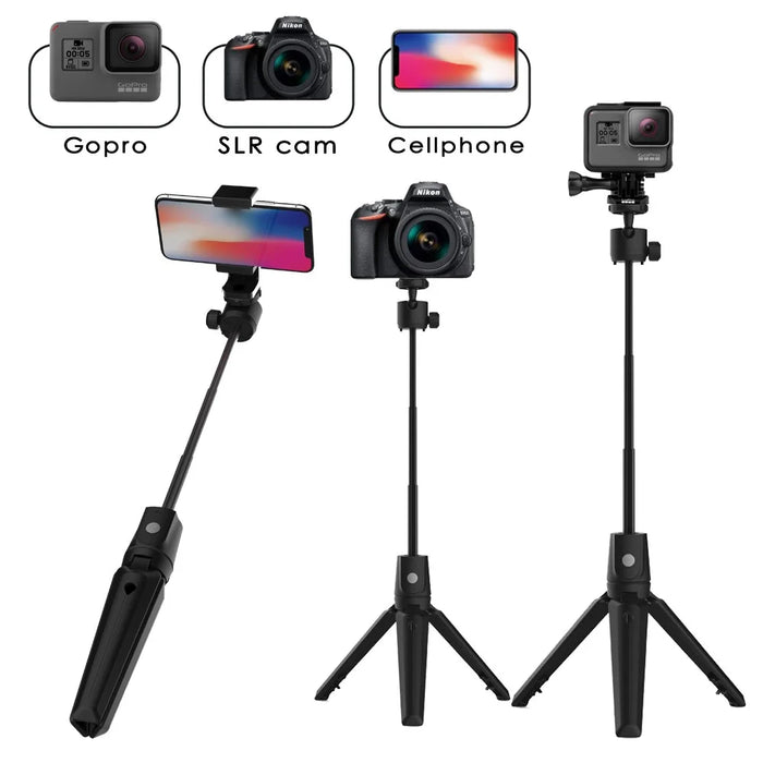 SELFIESHOW K20 Wireless Bluetooth-compatible Selfie Stick Phone Holder Shutter Remote Extendable Tripod - 7