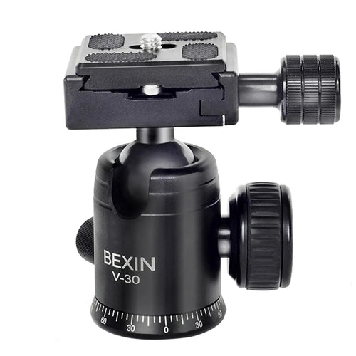 BEXIN V-30 Portable 360 Degree Rotating Ball Head Panoramic Shooting Camera Tripod Adapter - 1