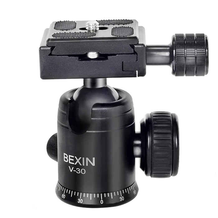 BEXIN V-30 Portable 360 Degree Rotating Ball Head Panoramic Shooting Camera Tripod Adapter - 1