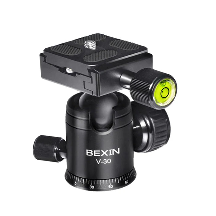 BEXIN V-30 Portable 360 Degree Rotating Ball Head Panoramic Shooting Camera Tripod Adapter - 6