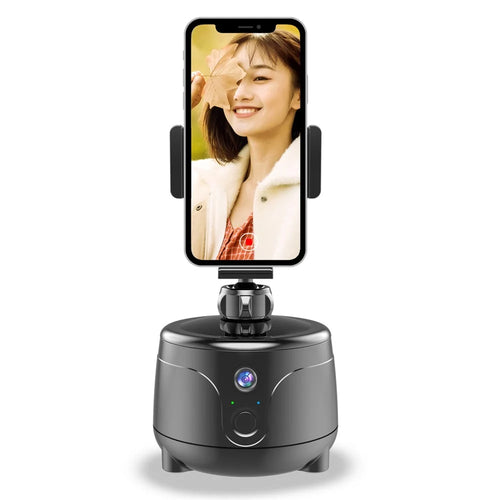 Y8 360 Degrees Rotation Smart AI Gimbal Face Tracking Camera Mobile Phone Holder Stand - Black - 1