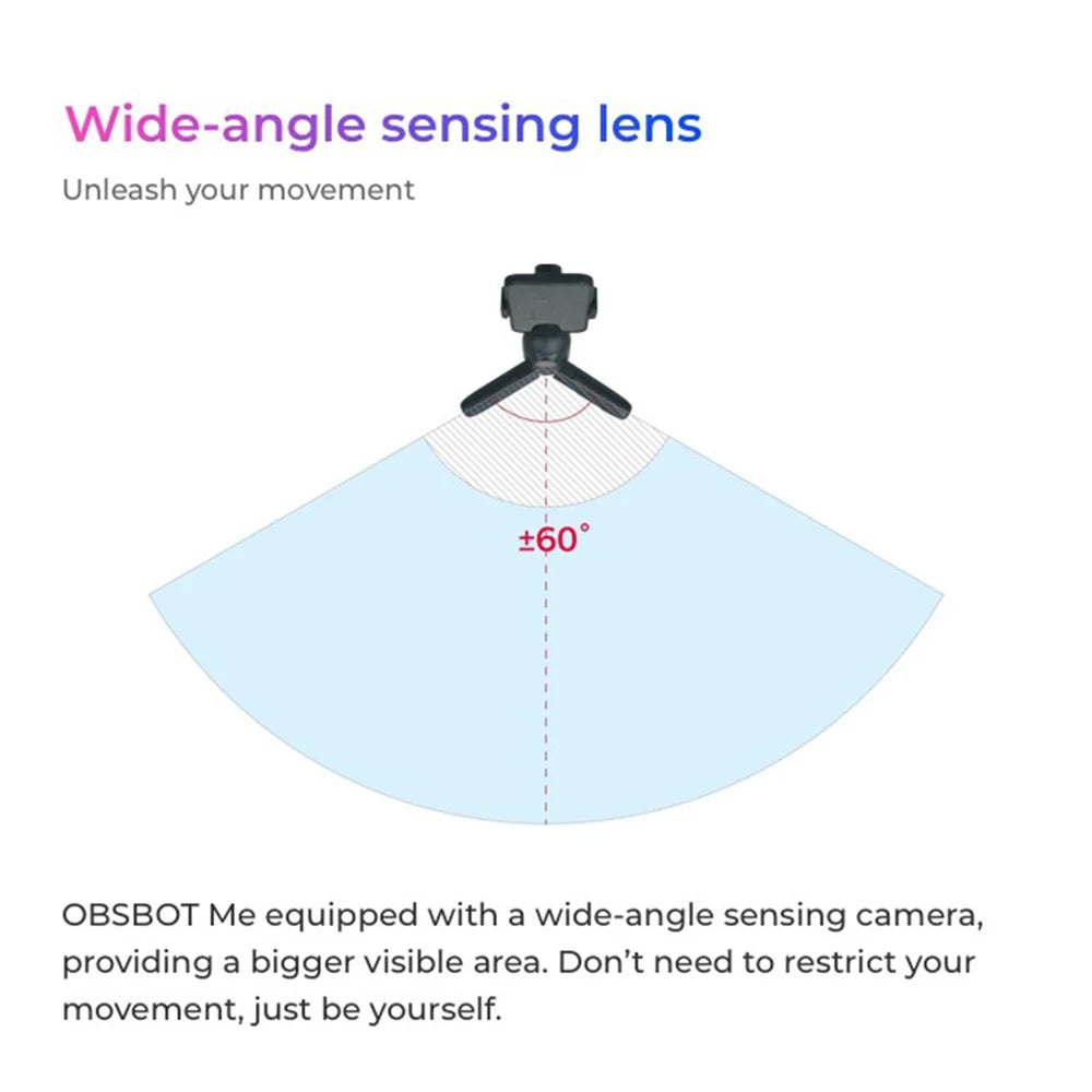 OBSBOT ME AI 180 Degree Rotation Selfie Stick Phone Holder Tripod Foldable Video Stabilizer Shooting Bracket - 7