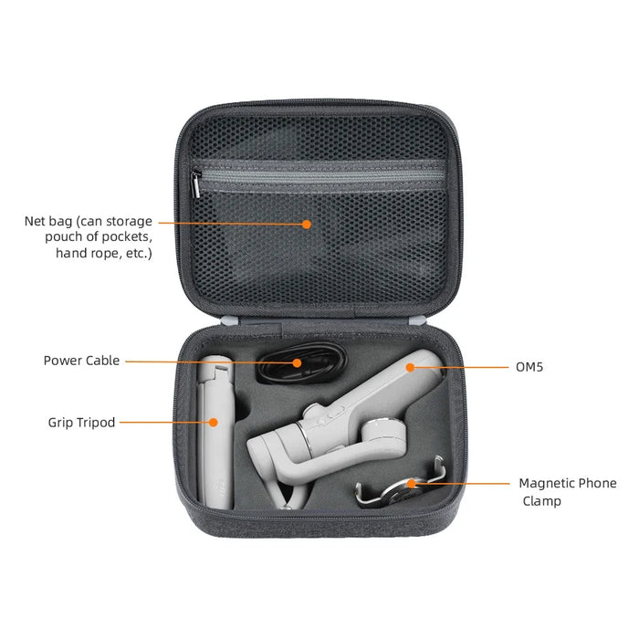 EWB9019 Portable Shockproof Stabilizer Storage Bag Tote Carrying Case for DJI OM 5 Handheld Gimbal - 2