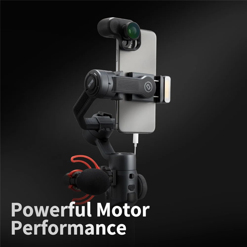 ZHIYUN SMOOTH 5  3-Axis Anti-shake Mobile Phone Handheld Gimbal Holder Live Streaming Stabilizer Photography Bracket with Tripod - Standard Version - 2