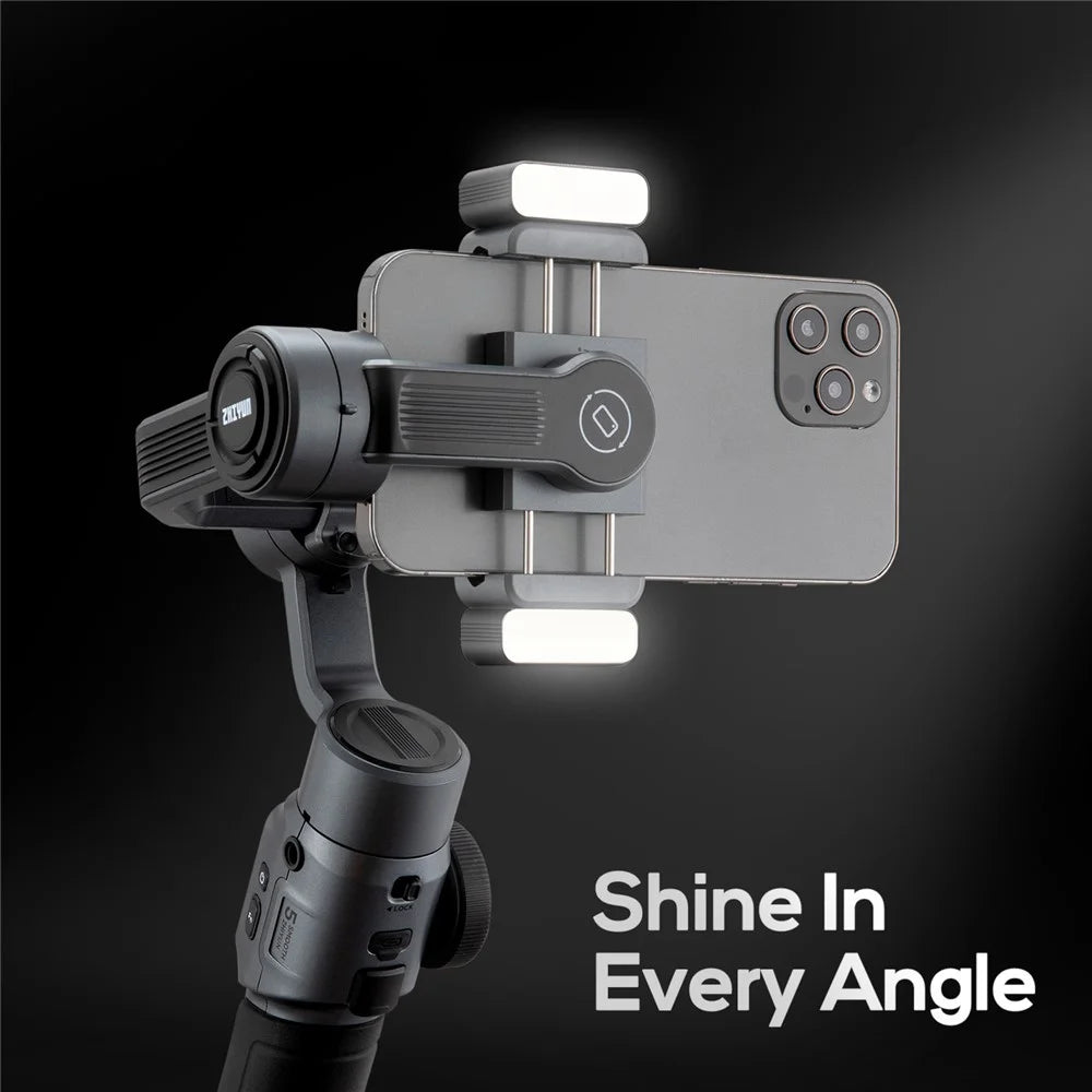 ZHIYUN SMOOTH 5  3-Axis Anti-shake Mobile Phone Handheld Gimbal Holder Live Streaming Stabilizer Photography Bracket with Tripod - Standard Version - 6
