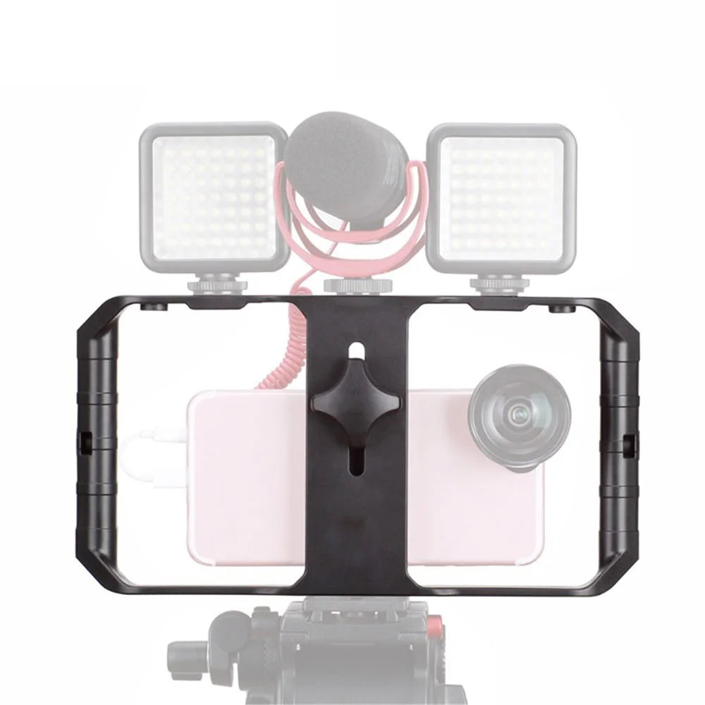 Video Stabilizer Practical Camera Camcorder Phone Stabilizer Vlog Video Holder Position Shooting Live Camera Mount - 1
