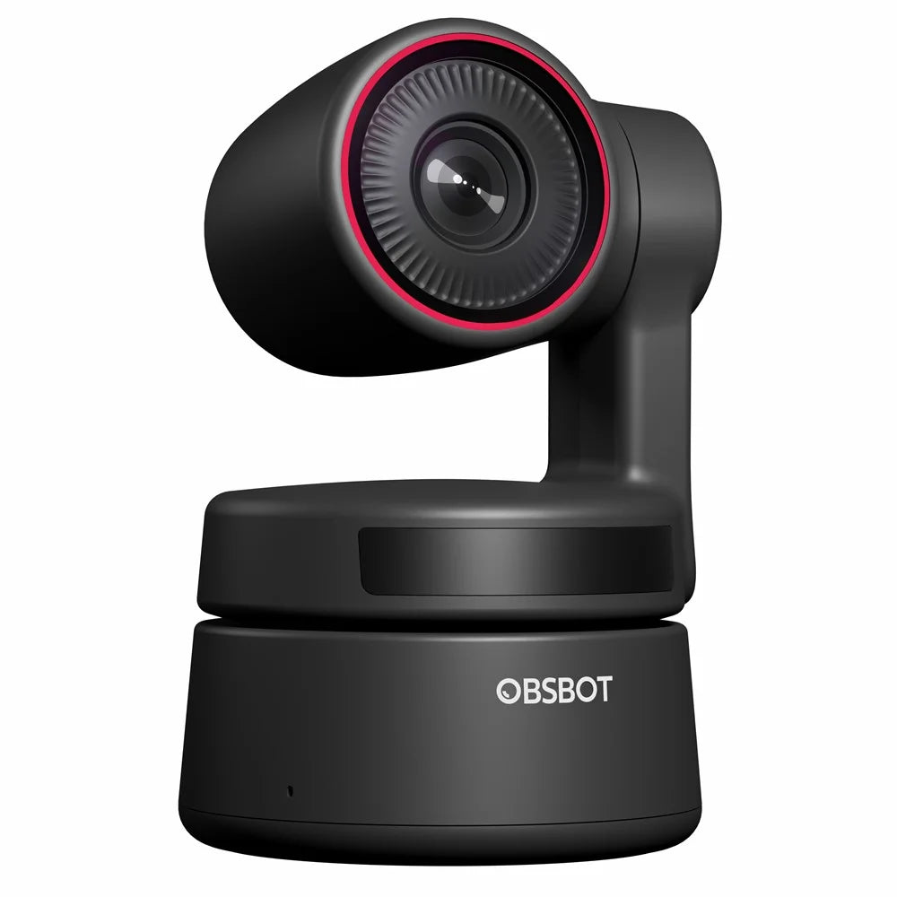 OBSBOT TINY 4K AI-Powered PTZ Webcam AI-Tracking Auto-Framing Gesture Control HDR Video Recording Live Streaming Camera - 1