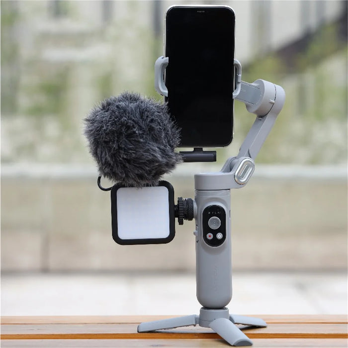 AOCHUAN SMART X Pro Smartphone Stabilizer with OLED LCD Display Handheld Gimbal Stabilizer Portable Tripod Phone Holder for Photography Support Wireless Charging - 4