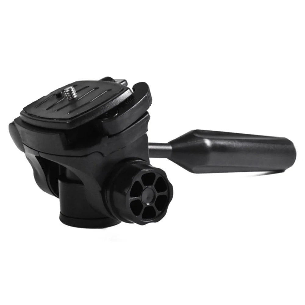 Q111 Adjustable Gimbal Panoramic Tripod Connector Quick Release Plate Camera Mobile Phone Mount with Plastic Handle - 1