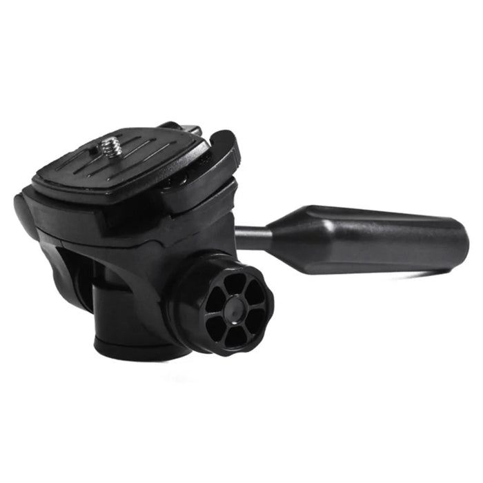 Q111 Adjustable Gimbal Panoramic Tripod Connector Quick Release Plate Camera Mobile Phone Mount with Plastic Handle - 1