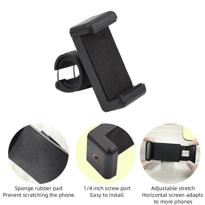 BRDRC DJI-5016 Selfie Stick for DJI OSMO Pocket 2 Handheld Gimbal Stabilizer Cable Phone Clip Module Extension Pole - Type C to Micro - 5