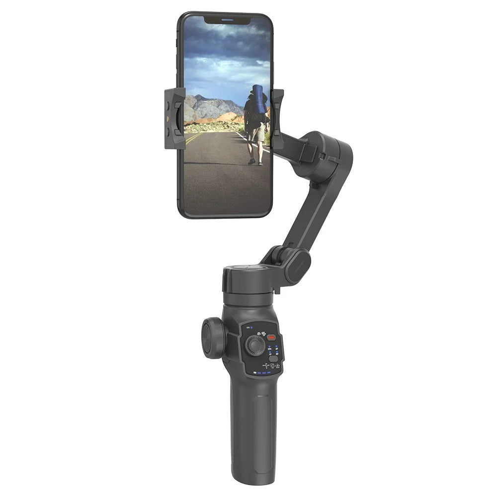 L9 Smartphone Gimbal Stabilizer Foldable Anti-Shake Phone Gimbal Built-in Extension Rod for Video Recording Vlog - 2