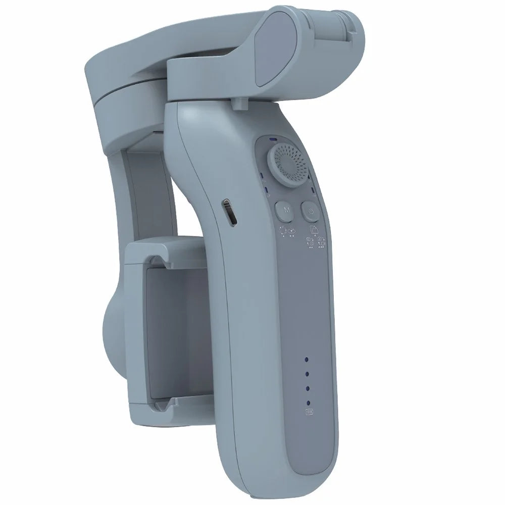 L7B Pro 3-Axis Gimbal Smartphone Stabilizer Foldable Tripod Stand Phone Gimbal with 360-Degree Face Tracking Function - Grey - 3