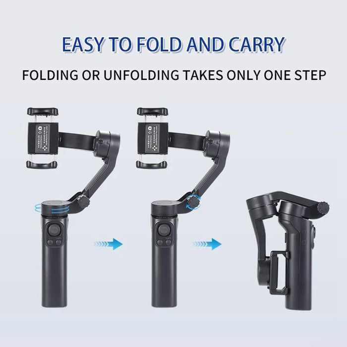 F5plus Three-Axis Gimbal Stabilizer Anti-Shake Foldable Phone Gimbal for Video Recording Vlog (without App) - 5